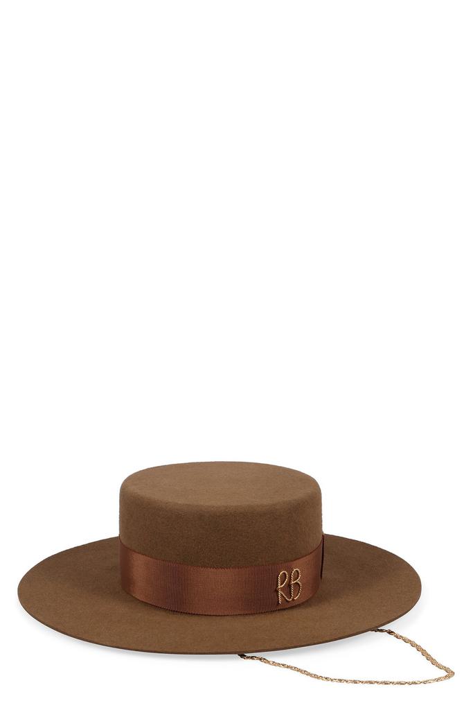 RUSLAN BAGINSKIY Ruslan Baginskiy Canotier Felt Hat
