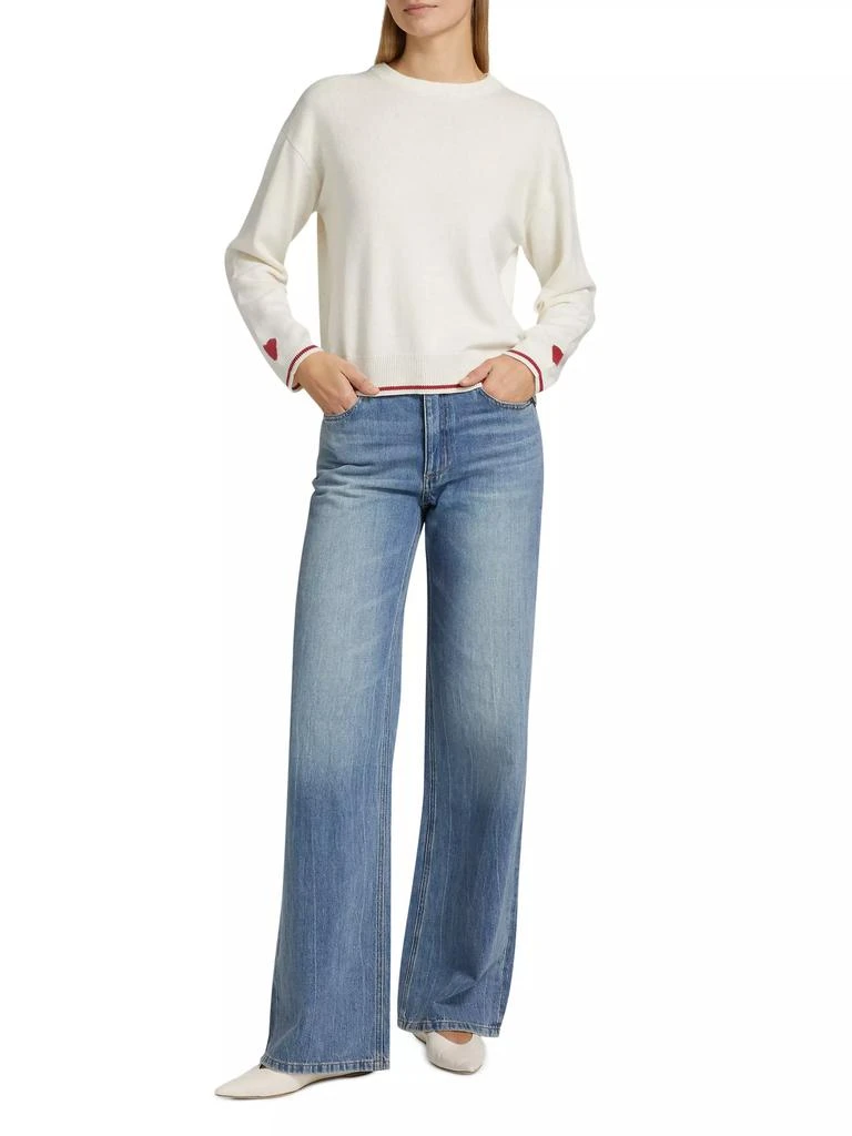 Splendid Elizabeth Intarsia Heart Sweater 2