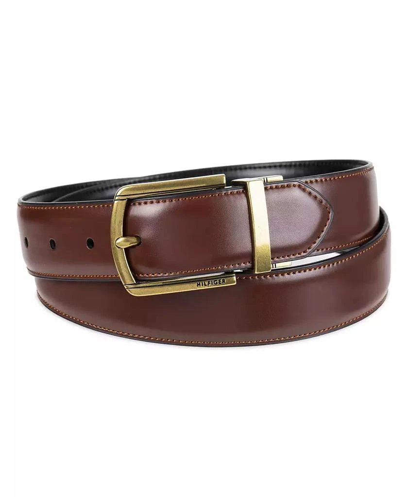 Tommy Hilfiger Men's Reversible Textured Stretch Casual Belt, Created for Macy's 5