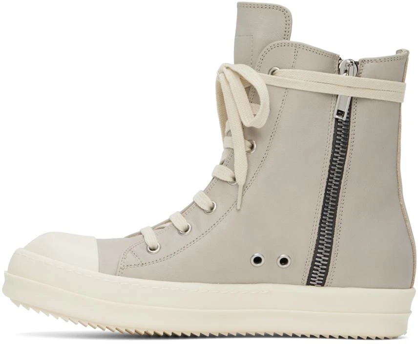 Rick Owens Off-White Washed Calf Sneakers 3