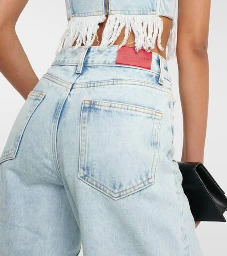 Alessandra Rich Embellished straight jeans 7