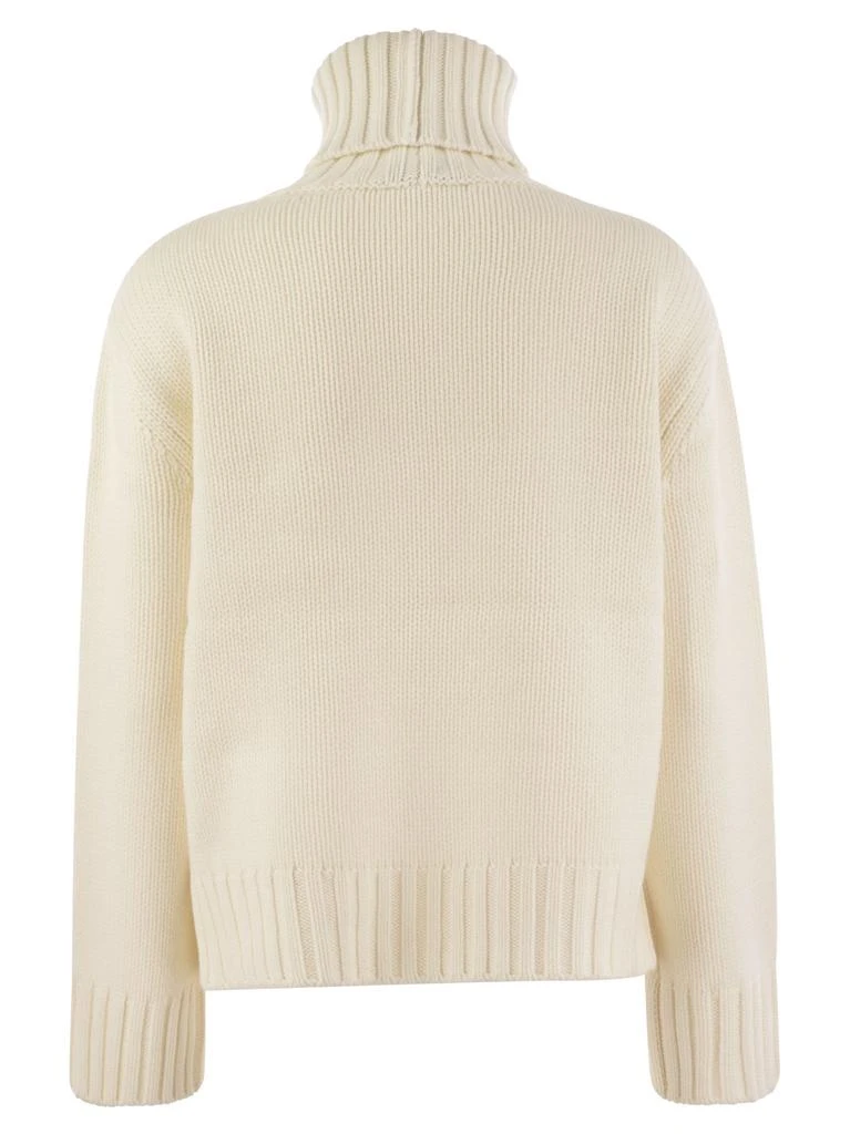 Fabiana Filippi Wool, Silk And Cashmere Blend Turtleneck Sweater 2