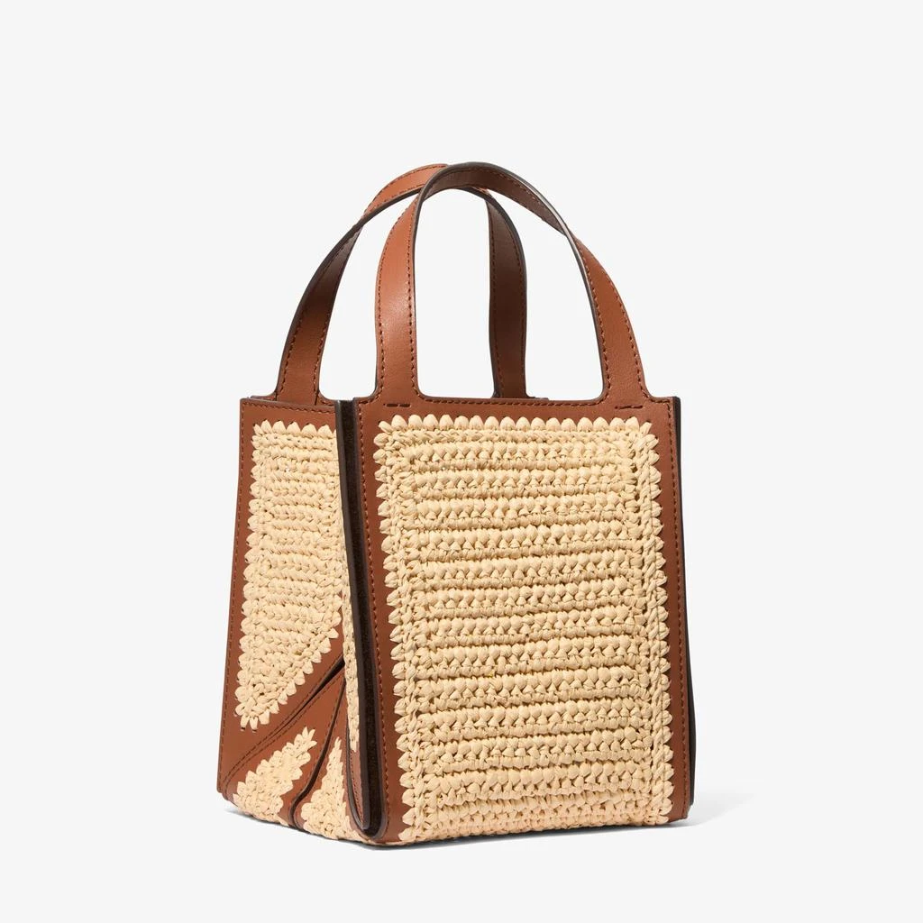 Michael Kors Jordi Small Crocheted Straw Tote Bag 3