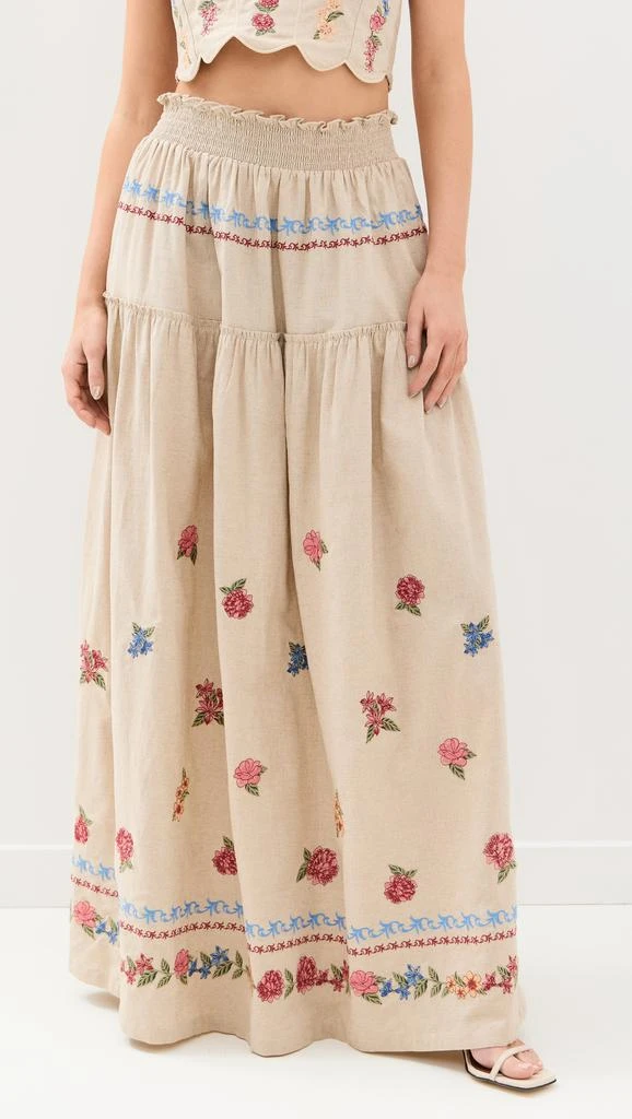 Agua Bendita Jenna Blush Skirt 6