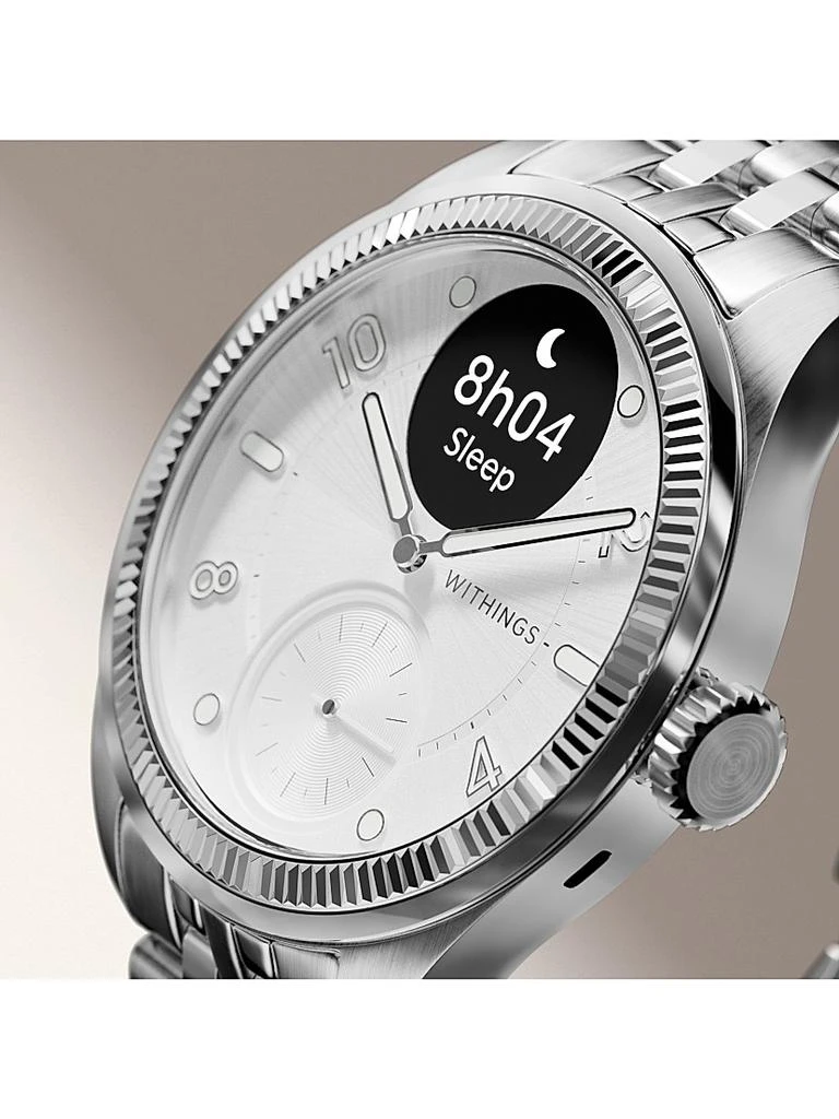 Withings Scanwatch Nova Brilliant Premium Heart Health Hybrid Smartwatch 39MM 6