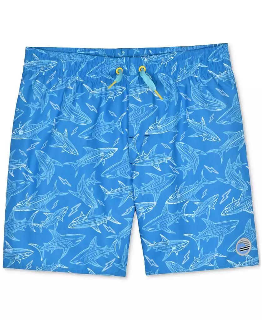 Laguna Big Boys Flash Shark Volley Swim Shorts 1