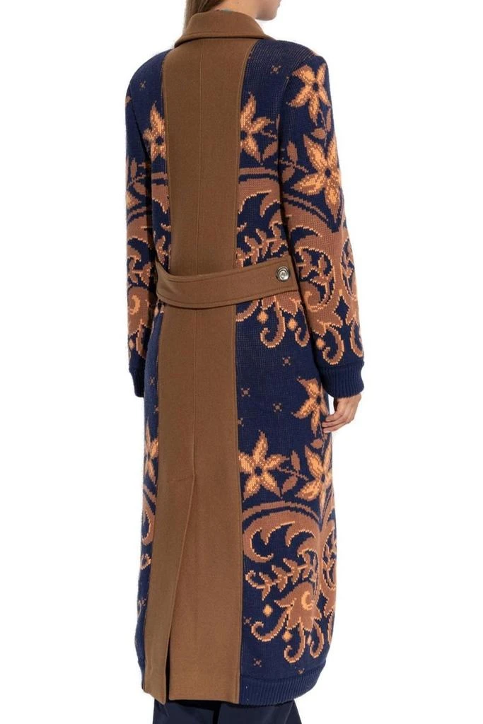 ETRO Etro Floral Jacquard Double Breasted Coat 3