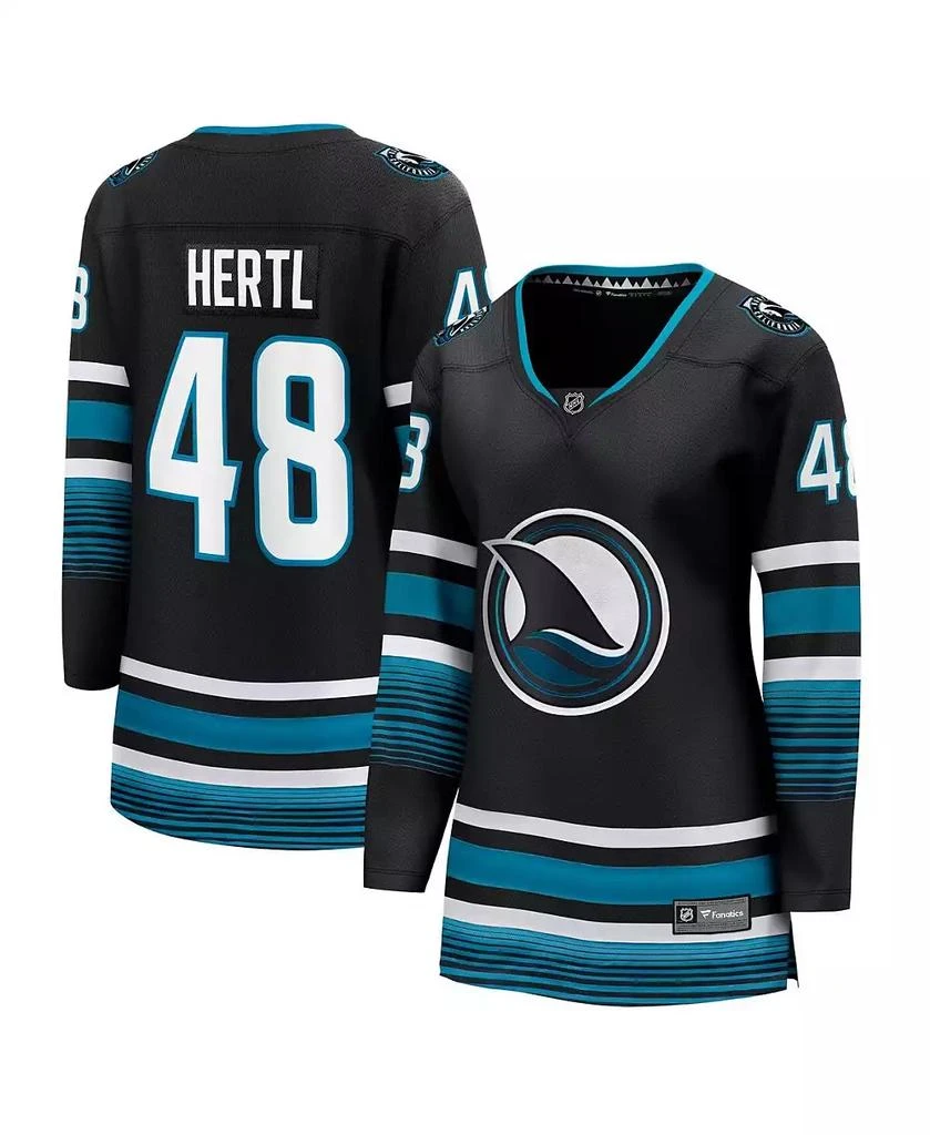 Fanatics Women's Tomas Hertl Black San Jose Sharks Alternate Premier Breakaway Player Jersey 1