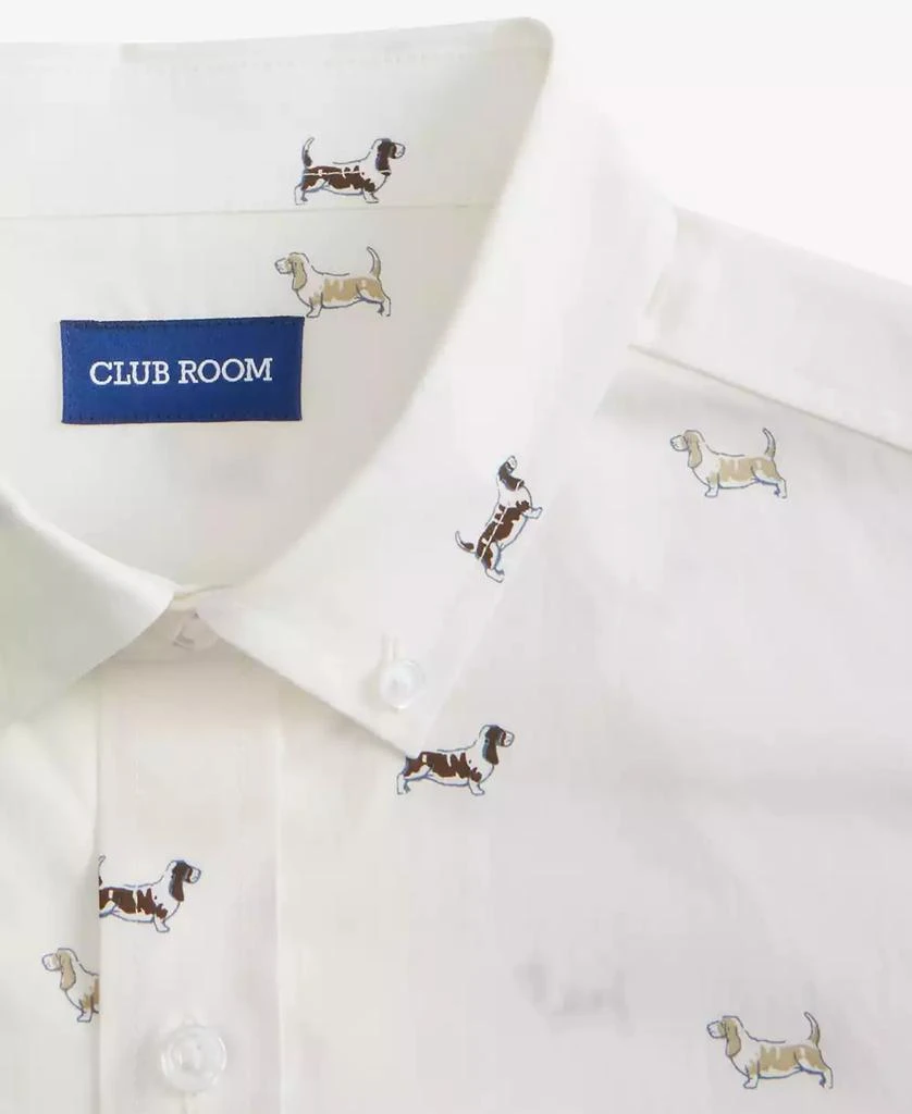 Club Room Long Sleeve Basset Hound Print Button-Down Shirt, Macy's Exclusive 5