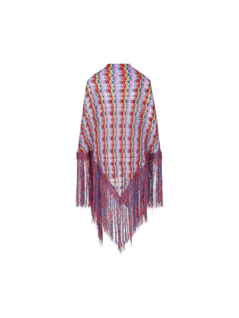 Giada Benincasa Giada Benincasa Fringed Patterned Shawl