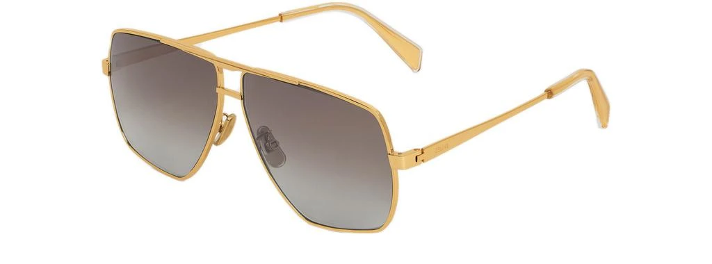 CELINE Metal frame 25 sunglasses in metal with polarized lenses 3