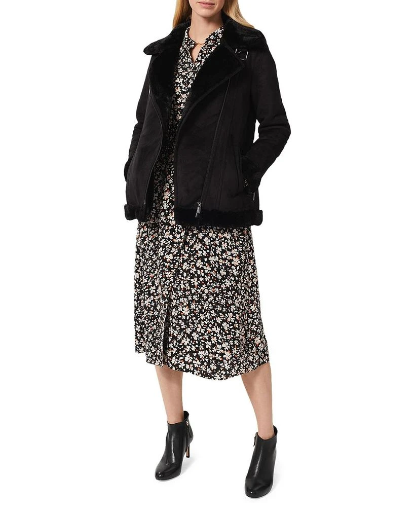 HOBBS LONDON Morgen Belted Floral Print Shirt Dress 5