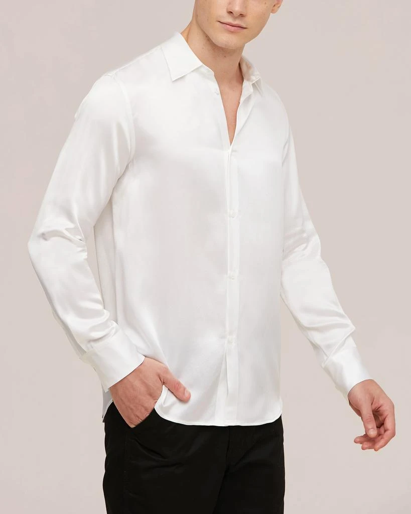 LILYSILK 22MM Mulberry Silk Basic Mens Shirt 6