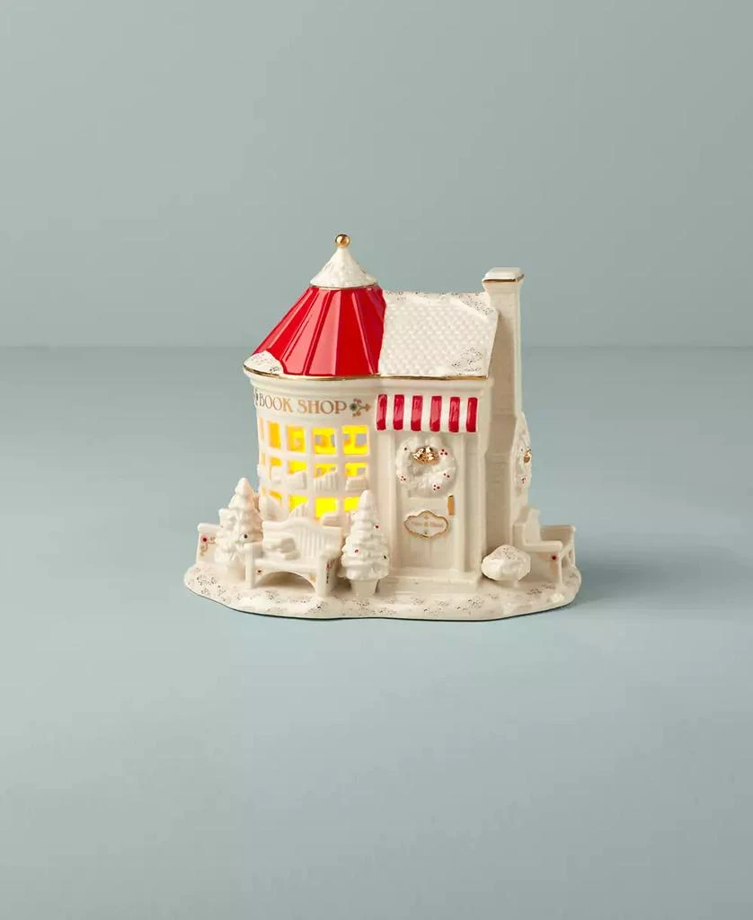 Lenox NEW FOR 2024! Mistletoe Park Village Book Store Lit Figurine, Exclusively at Macy’s 4