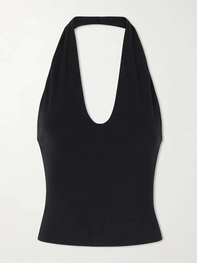 SKIMS Smooth Layers Modal-blend Halterneck Top