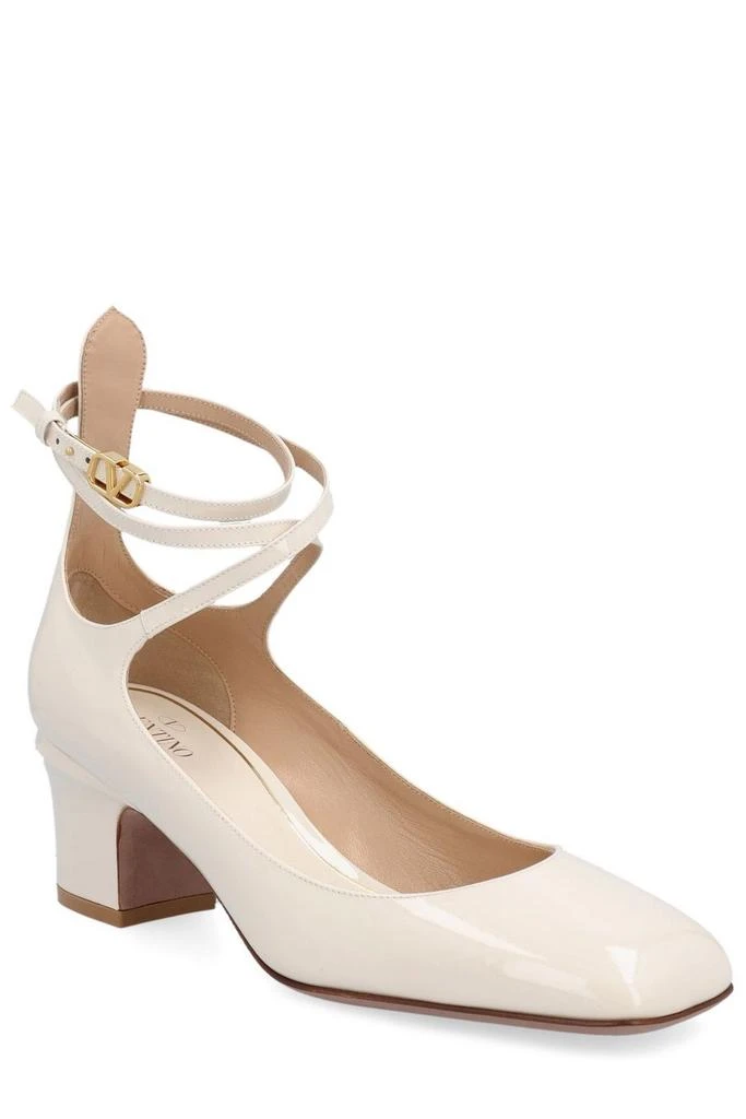 Valentino Valentino Tan-Go VLogo Plaque Block Heel Pumps 2