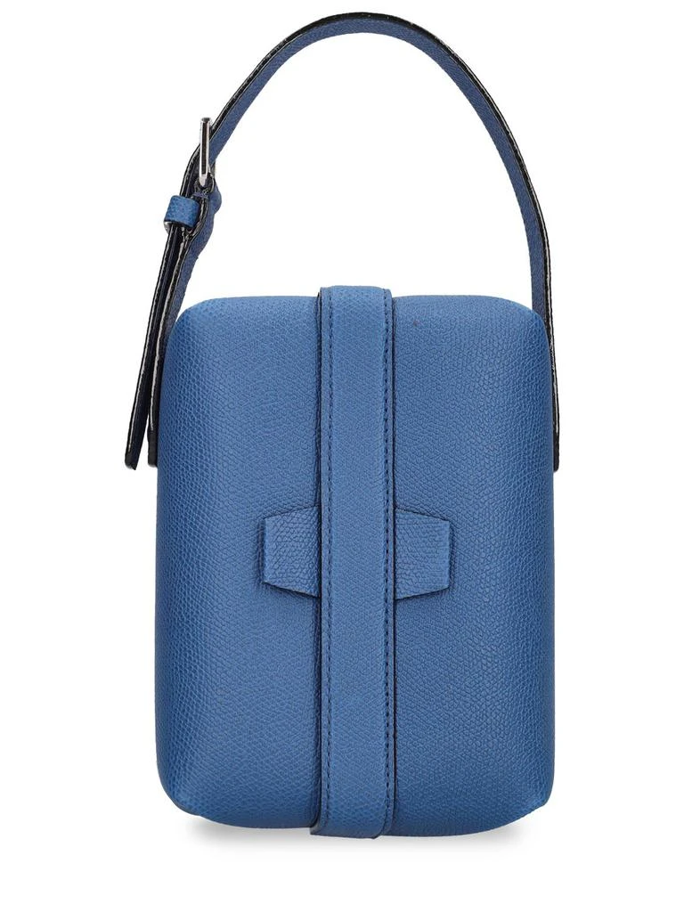 VALEXTRA Tric Trac Leather Top Handle Bag 1