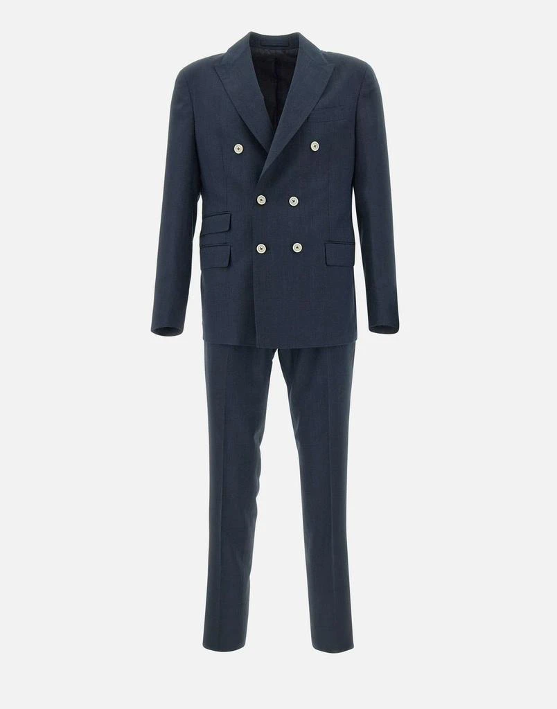 ELEVENTY Wool, silk and linen suit 1
