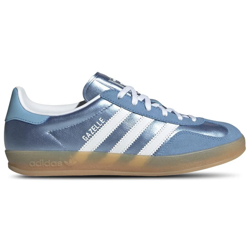 adidas gazelle silver green womens Adidas Women's Gazelle Lo Pro Grey White Gum – Newcop main image 1