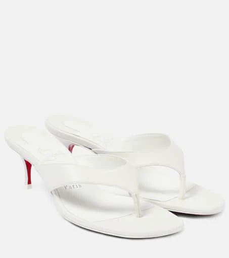 Christian Louboutin Raratonga 55 leather mules 1