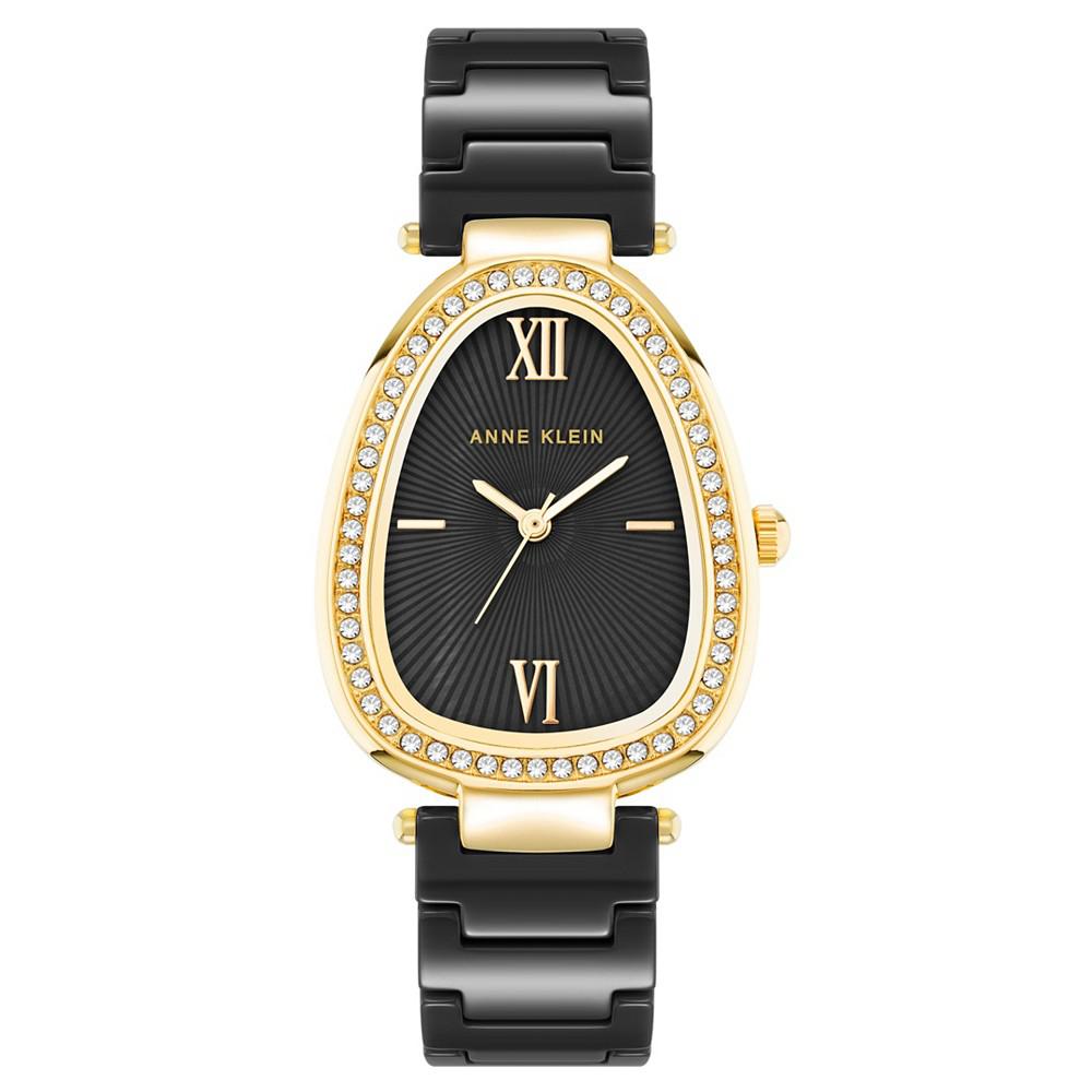 Anne Klein Women's Quartz Black Ceramic Watch