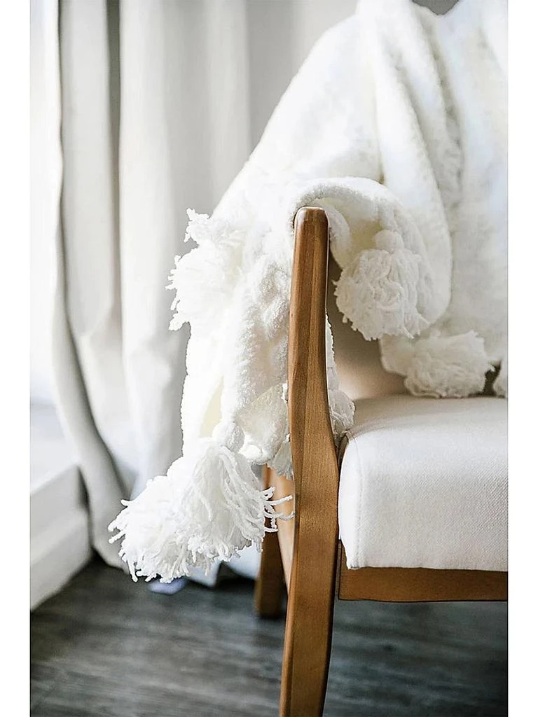 Sunday Citizen Braided Pom Pom Throw 2