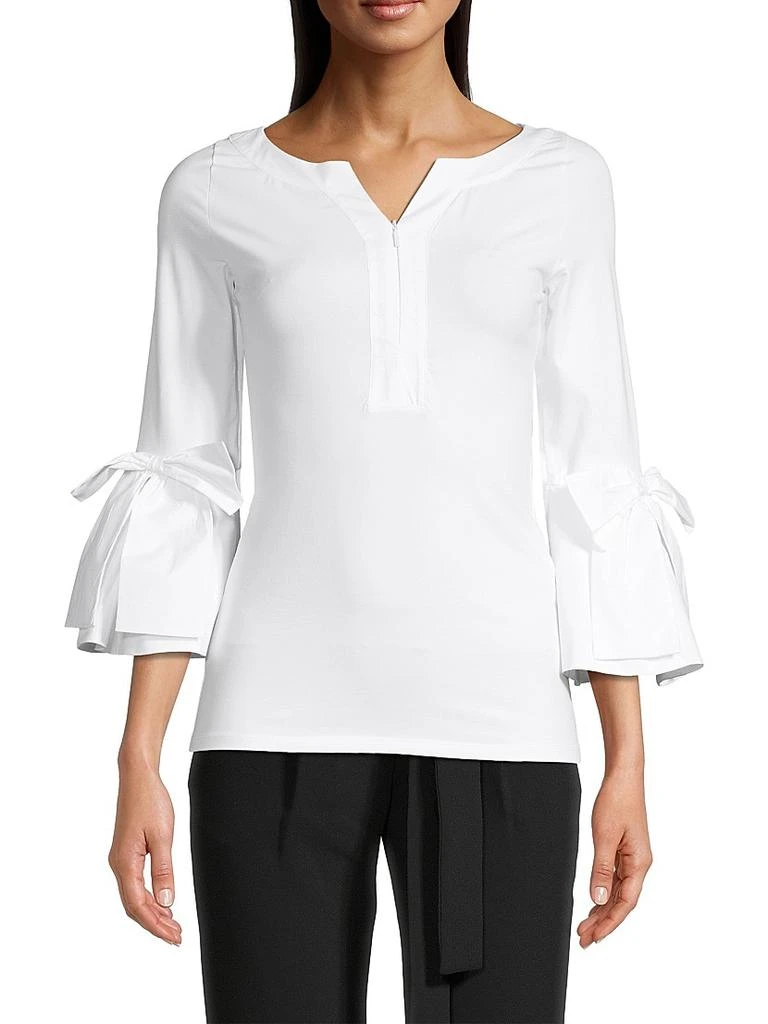 Anne Fontaine Clissa Bell-Sleeve Top 3