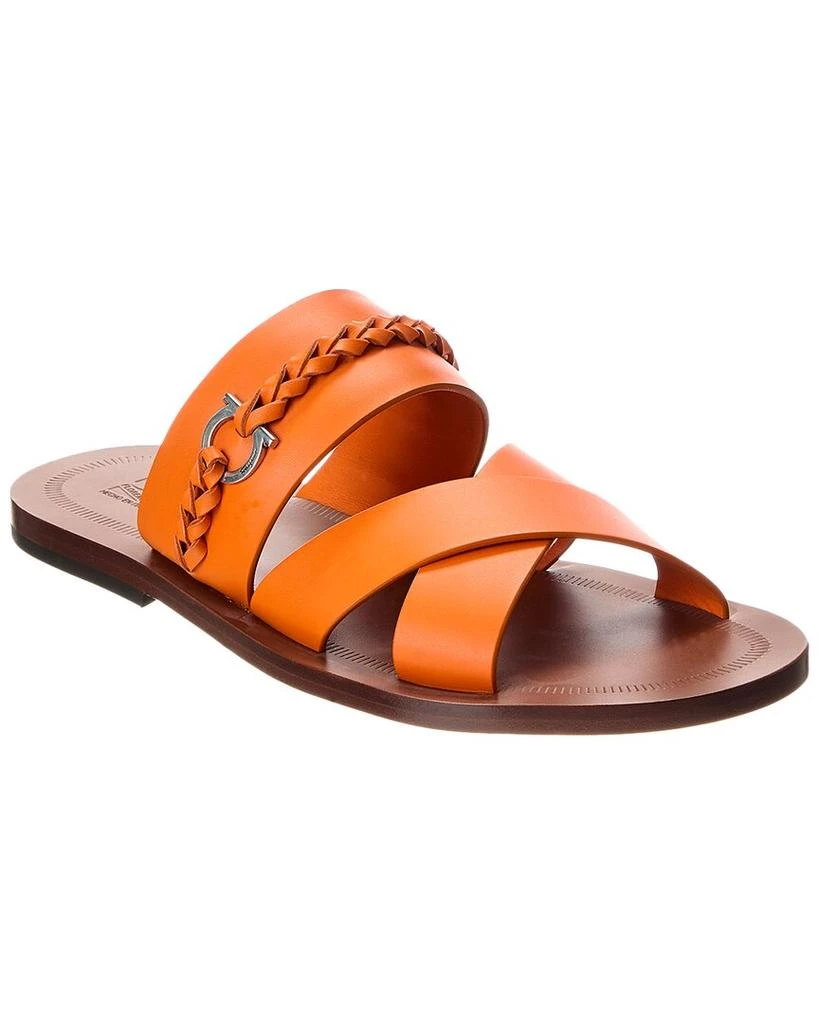 Salvatore Ferragamo Ferragamo Giotto Leather Sandal