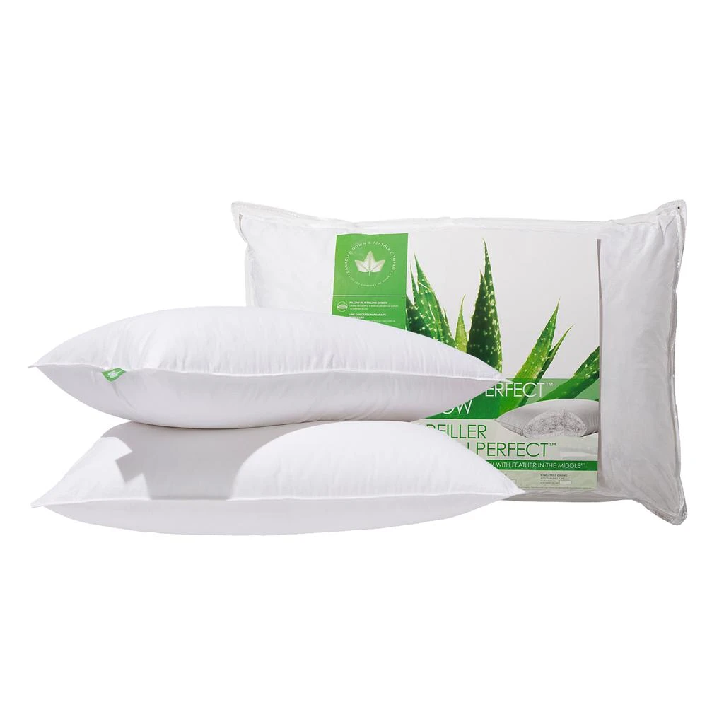 Canadian Down & Feather Company Down Perfect Pillow Medium Support - 2 Pack 1