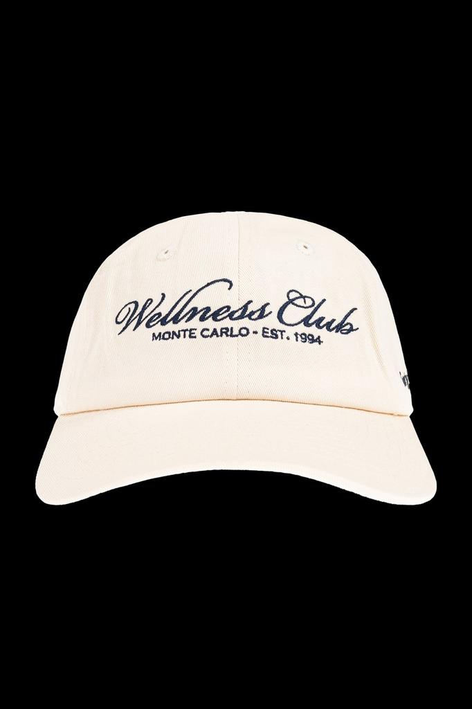 Sporty & Rich Sporty & Rich Logo Detailed Curved Peak Cap
