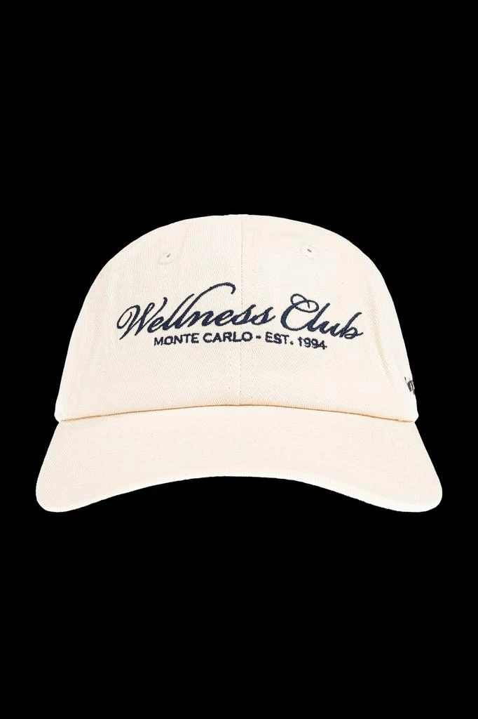 Sporty & Rich Sporty & Rich Logo Detailed Curved Peak Cap 1
