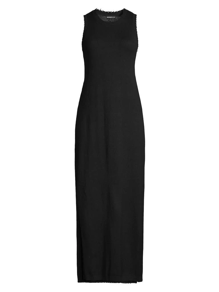 Minnie Rose Frayed-Edge Maxi-Dress 1