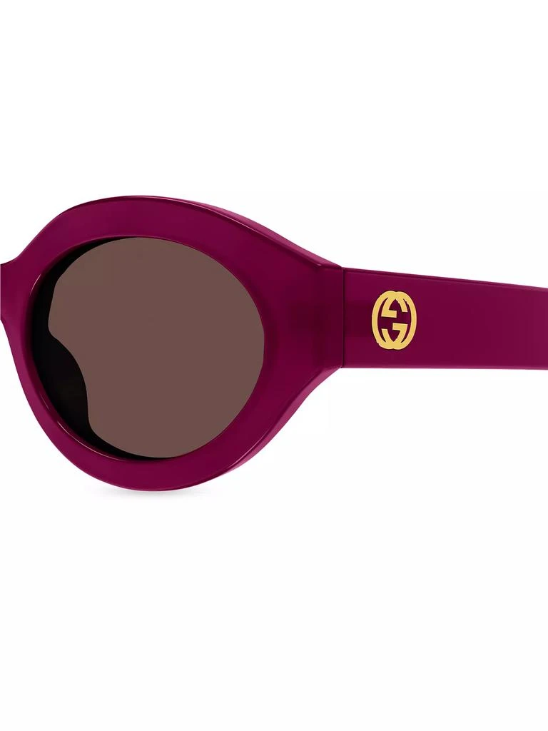 Gucci Minimal GG 53MM Oval Sunglasses 3