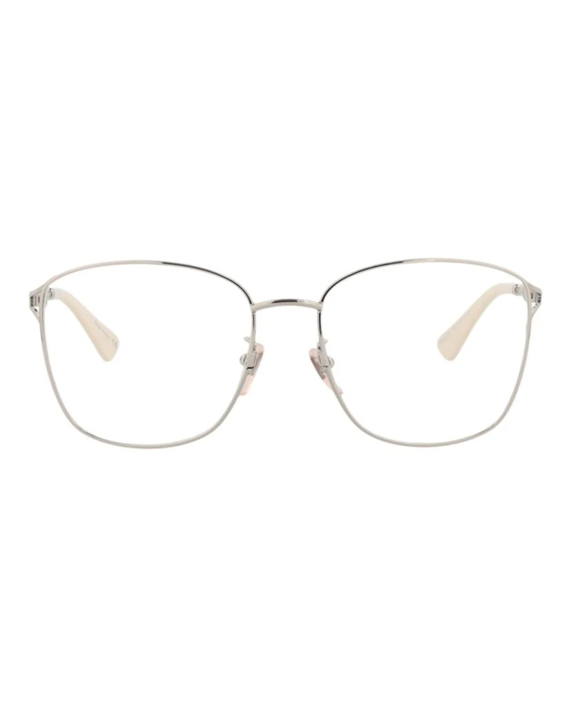 Gucci Square-Frame Metal Optical Frames