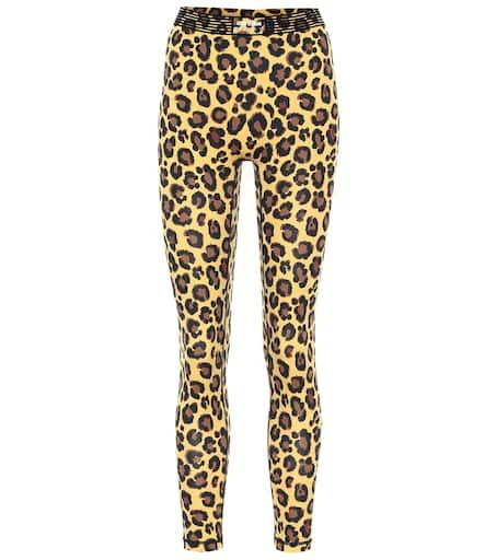 Adam Selman Sport Bonded leopard-print leggings 1