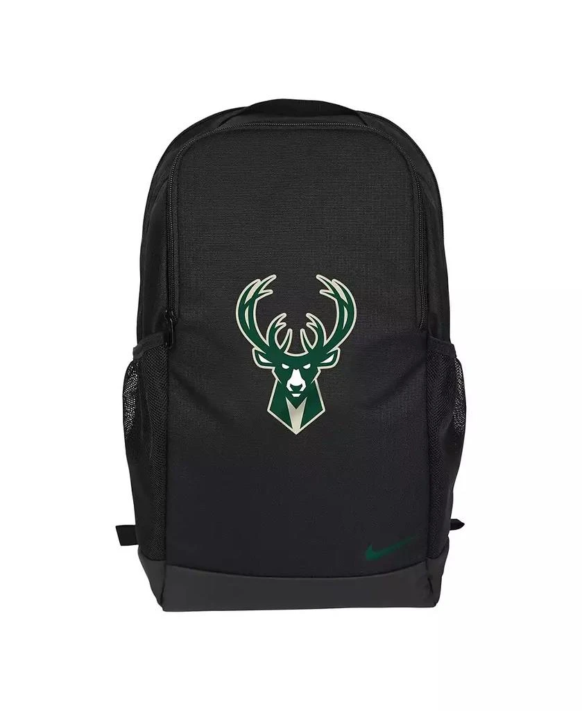 NIKE Black Milwaukee Bucks Brasilia Backpack 1