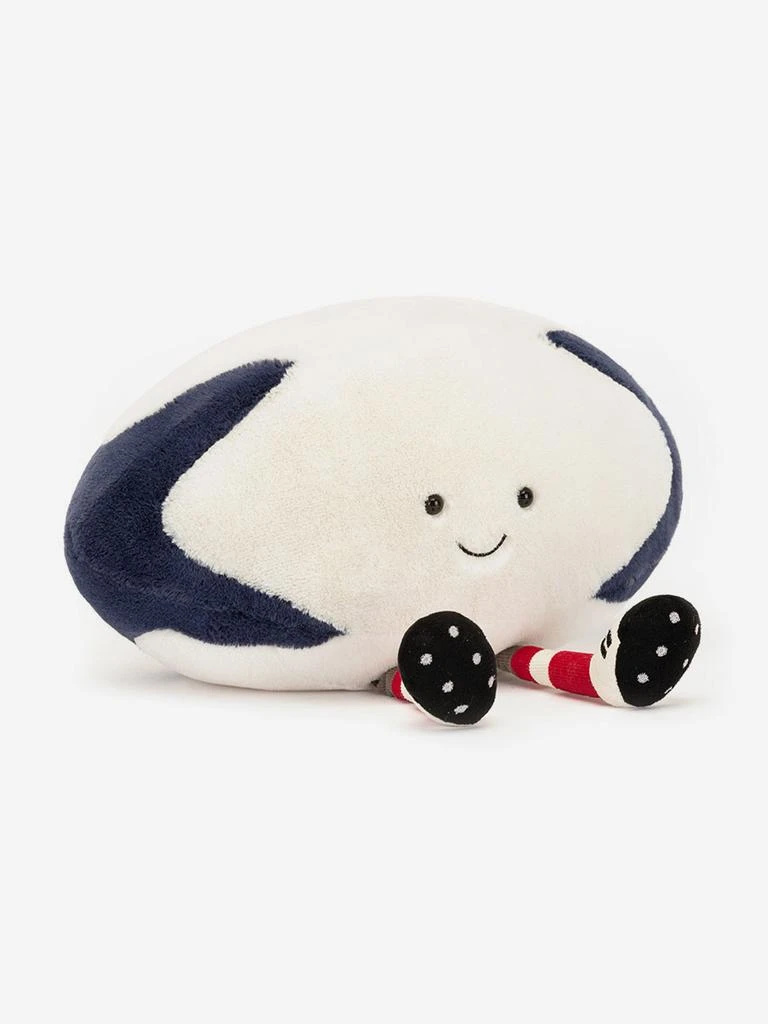 Jellycat Amuseables Sports Rugby Ball in White (29cm) 1