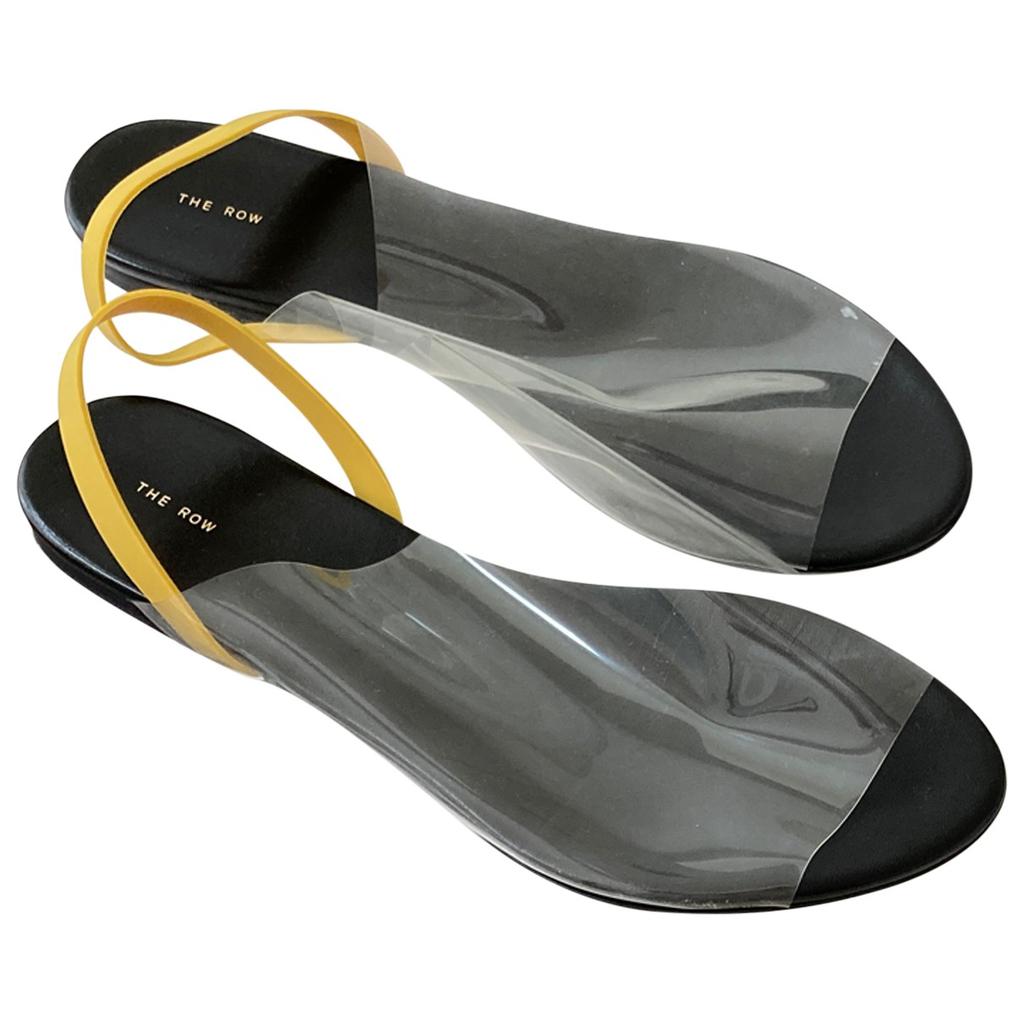 【関税&送料込】The Row Sandalo THE ROW | City Leather Flip Flops | DARK RED | Women | Lane