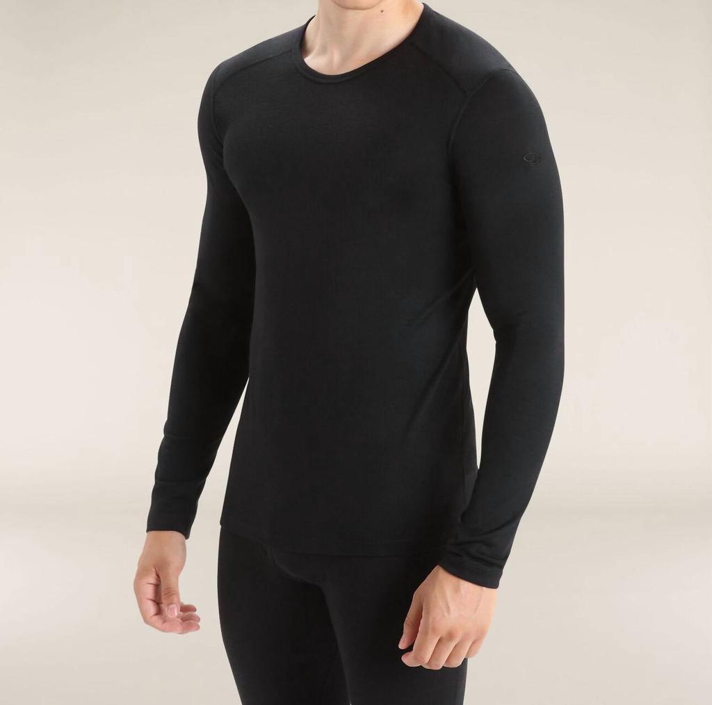 Icebreaker Men's 200 Oasis Long Sleeve Crewe Thermal Top