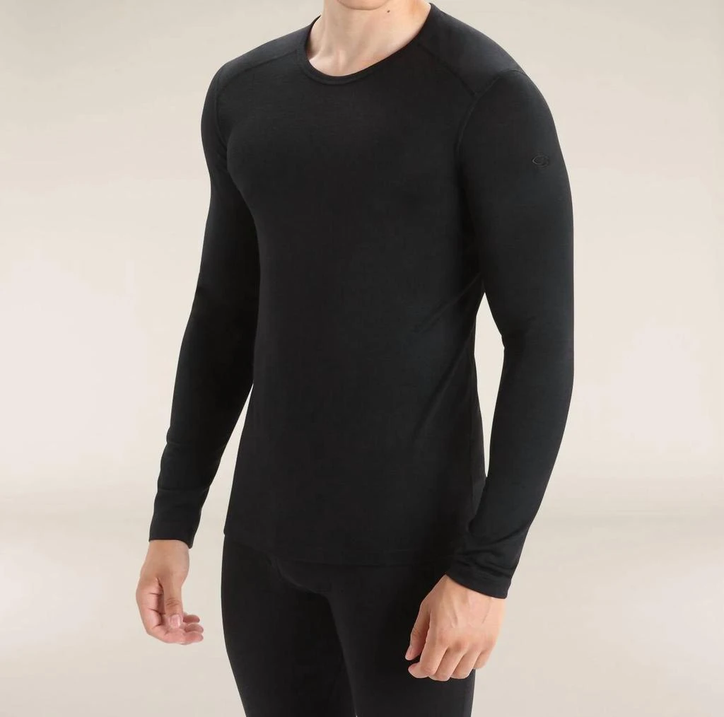 Icebreaker Men's 200 Oasis Long Sleeve Crewe Thermal Top 1