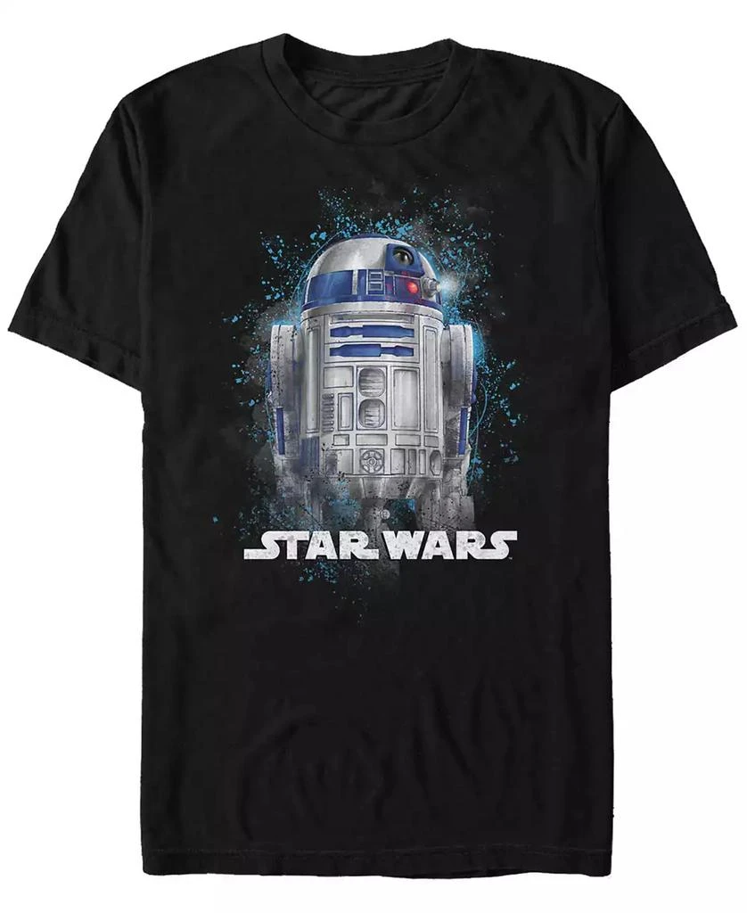 Star Wars Star Wars Men's Classic R2-D2 Paint Splatter Short Sleeve T-Shirt 1