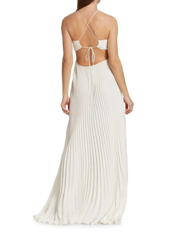 A.L.C. Moira Pleated Cutout Gown 2
