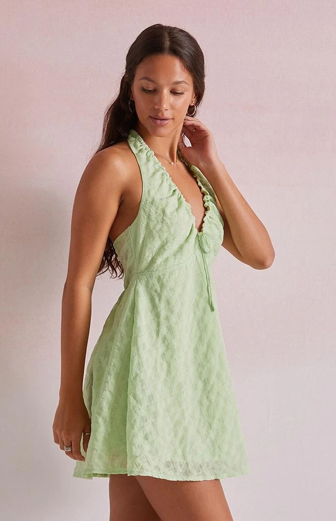 Beverly and Beck Sarah Tie Back Halter Mini Dress 2