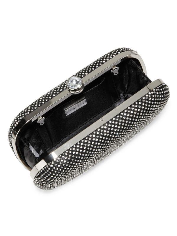 La Regale Crystal Mesh Clutch