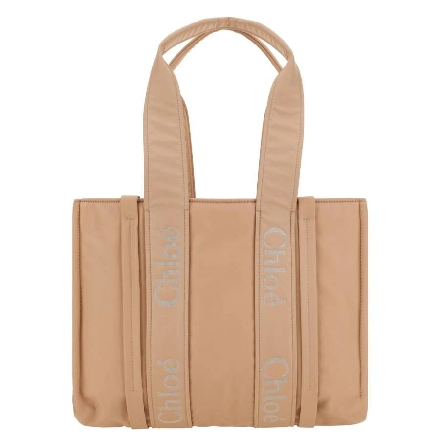 Chloé Woody Logo Medium Tote Bag 1