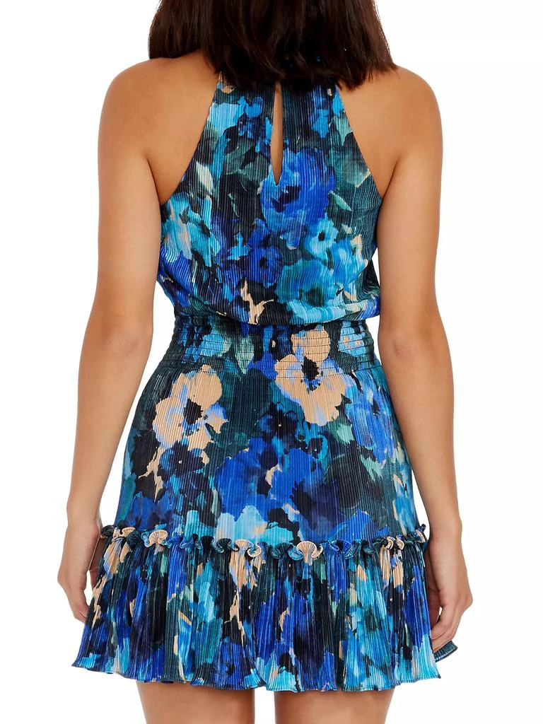 Dress The Population Kaylee Floral Halter Minidress 5
