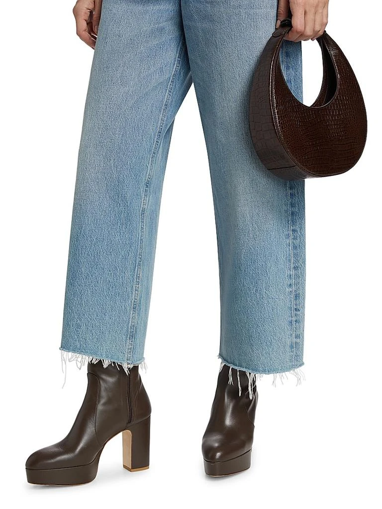 Citizens of Humanity Ayla Denim Raw-Hem Crop Jeans 6