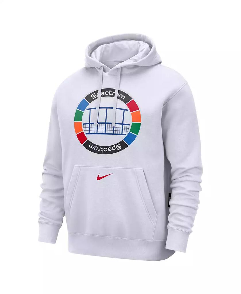 NIKE Men's White Philadelphia 76ers 2024/25 City Edition Essential Club Pullover Hoodie