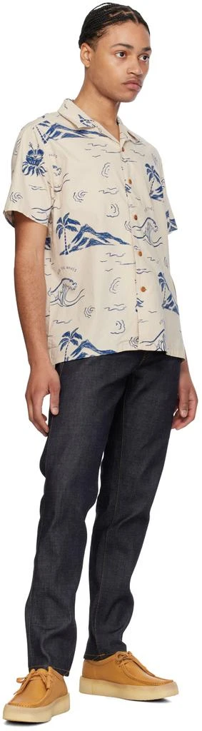 Nudie Jeans Beige Arvid Shirt 4