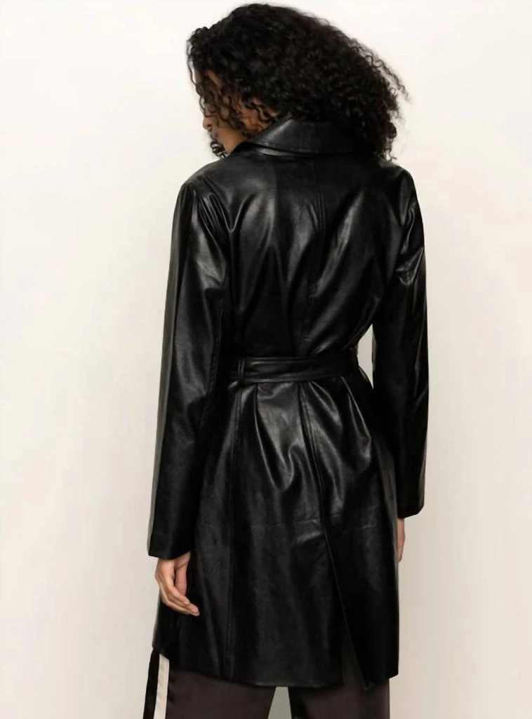 Sanctuary Sanctuary - Vegan Leather Coat 3